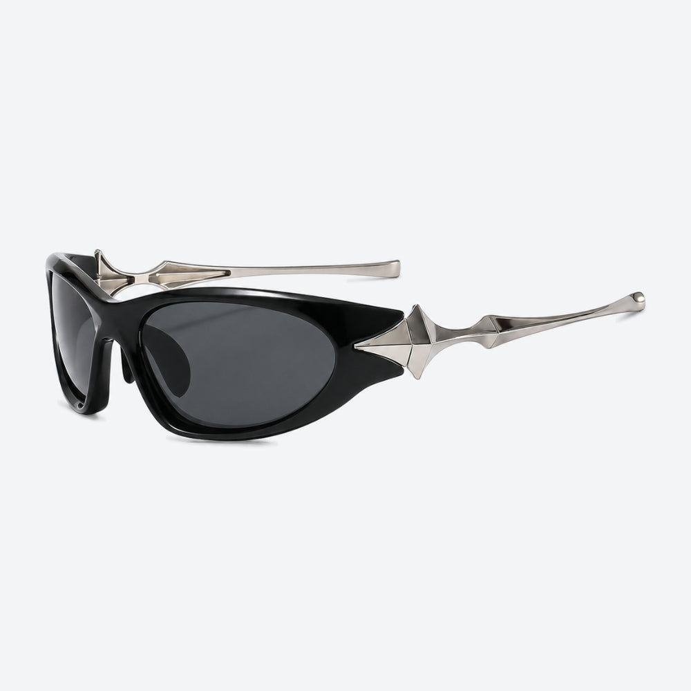 VYSER Sunglasses with unique STAR design on a white background