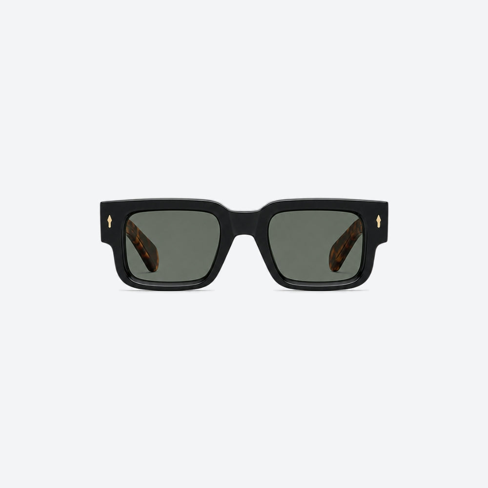 VYSER Sunglasses with tortoiseshell arms on a white background