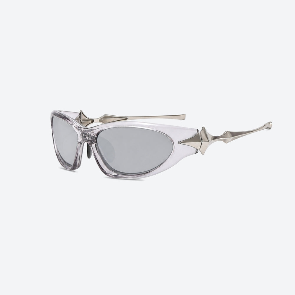 VYSER Sunglasses with unique STAR design on a white background