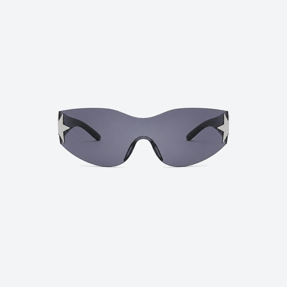 VYSER Sunglasses with a star design on a white background