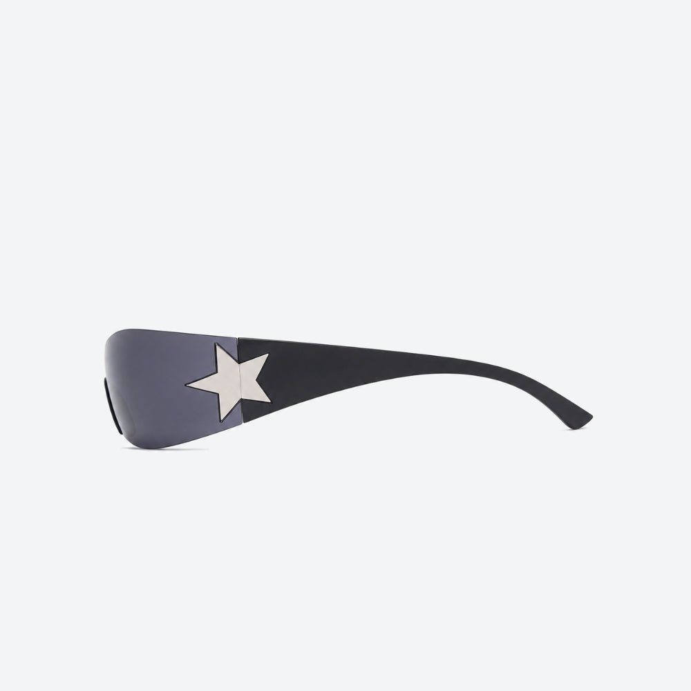 VYSER Sunglasses with a star design on a white background