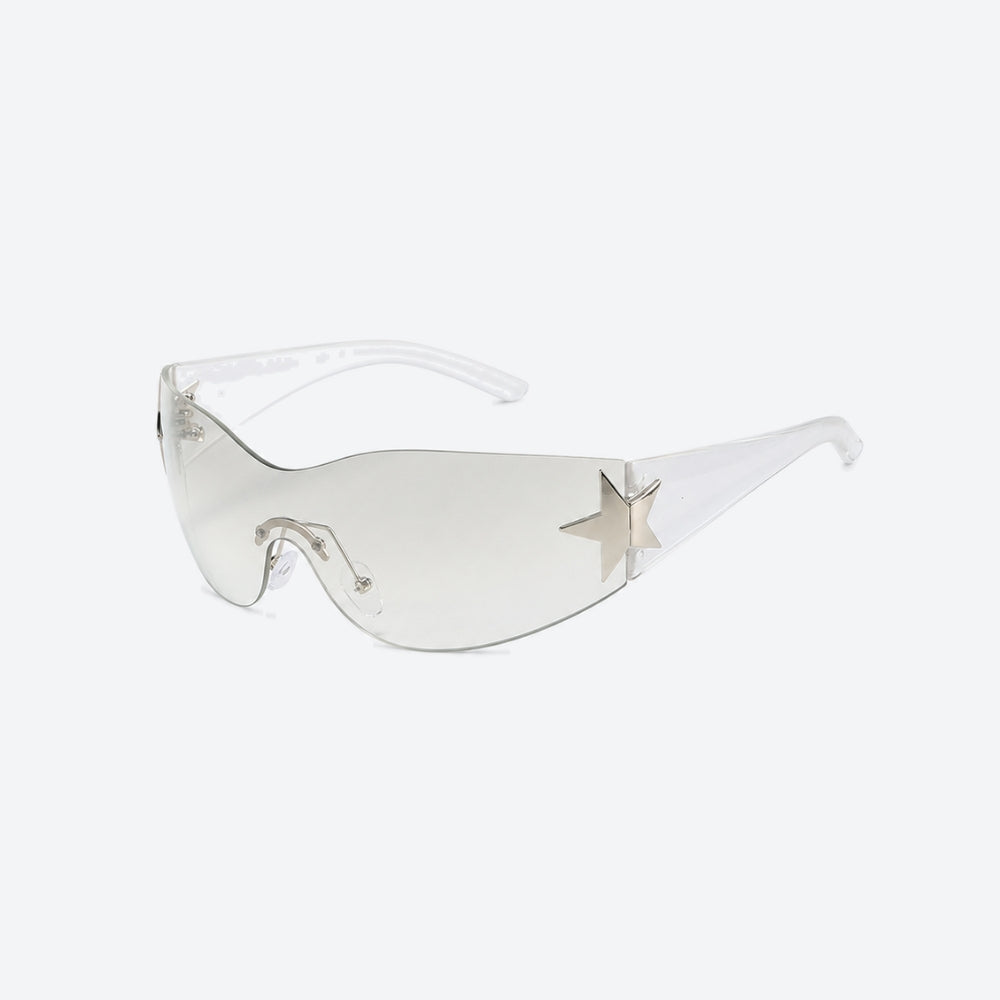 VYSER Sunglasses with a star design on a white background