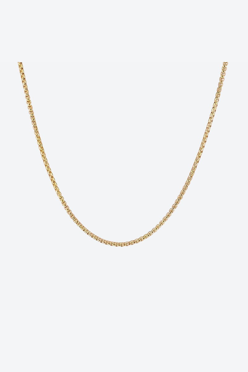 Box Łańcuszek (2.5mm) - ZŁOTY