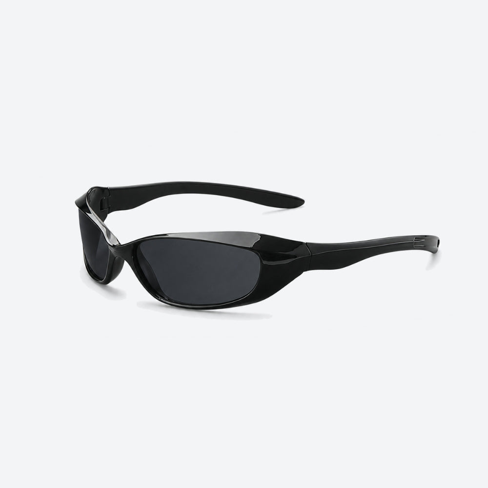 VYSER Black sunglasses on a white background