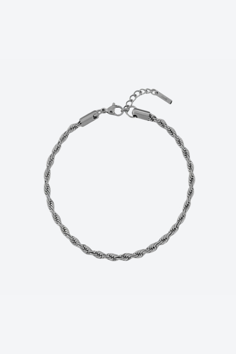 3MM Kordel Armband - SILBER