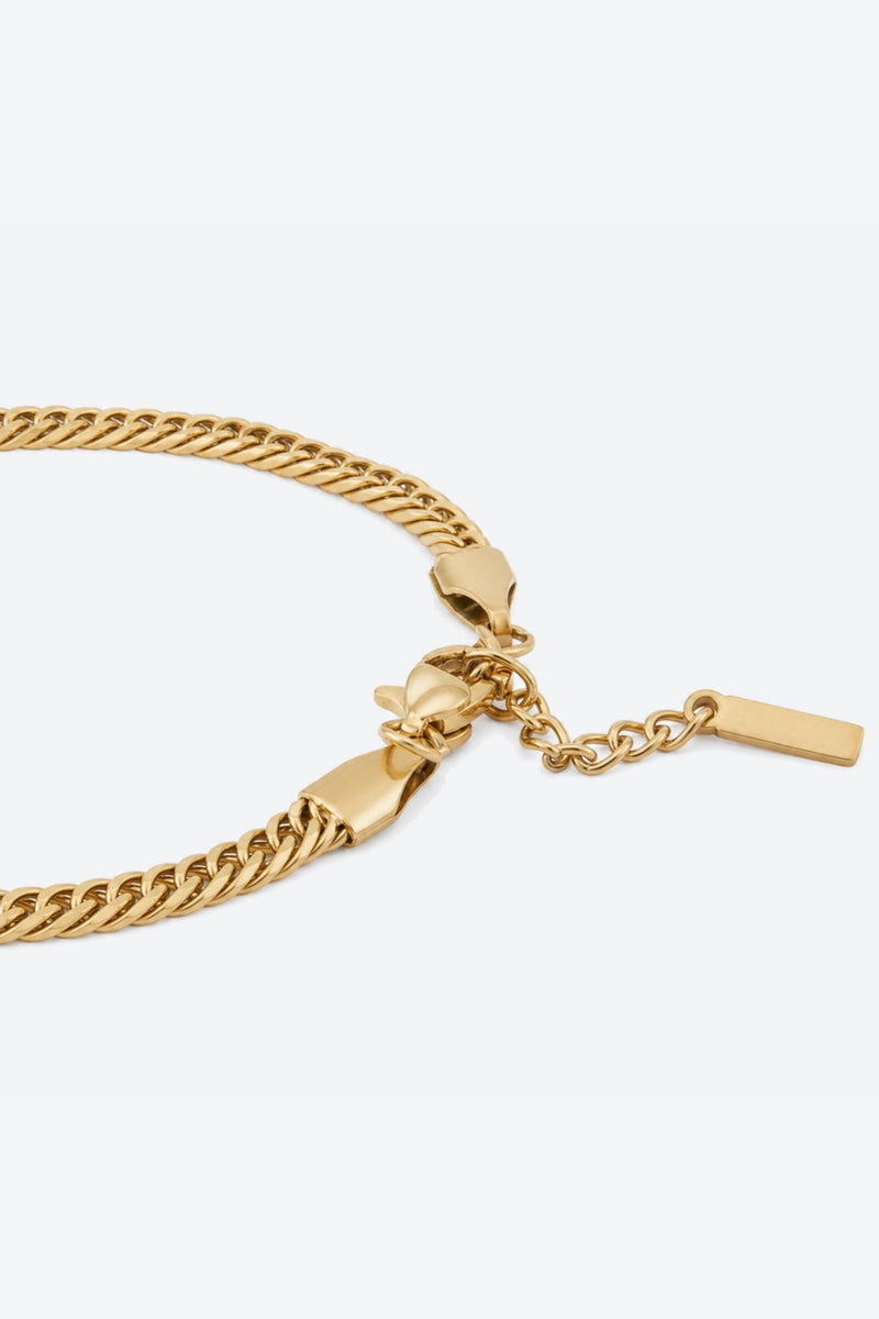 3MM Cubano Braccialetto - ORO