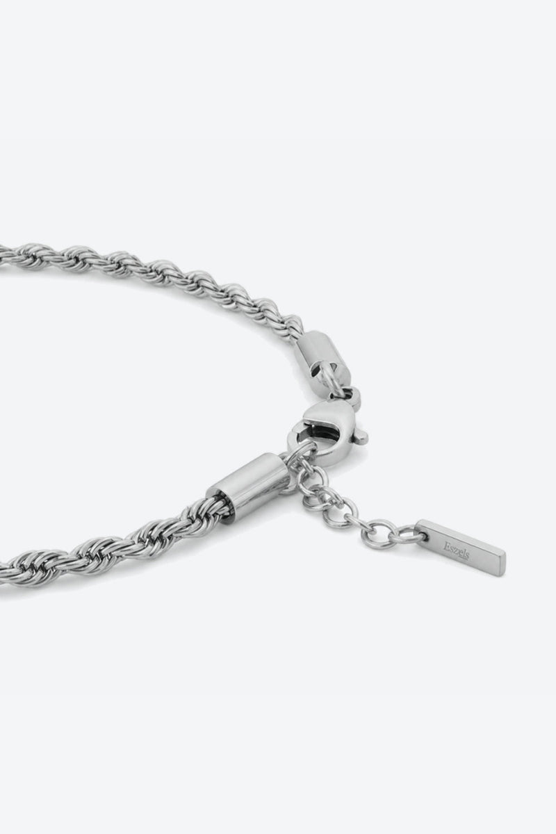 3MM Kordel Armband - SILBER