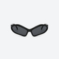 VYSER Black sunglasses on a white background