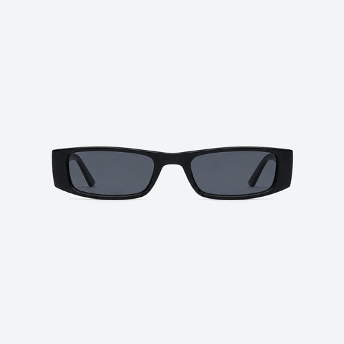 VYSER Black sunglasses on a white background
