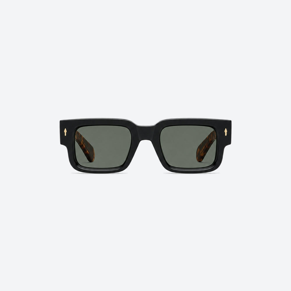 VYSER Sunglasses with tortoiseshell arms on a white background