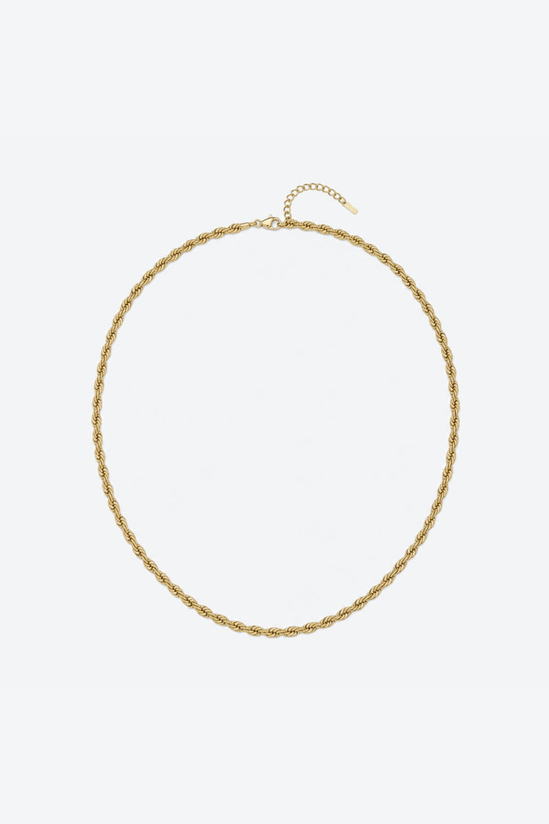 3MM Sznur Łańcuszek - ZŁOTY