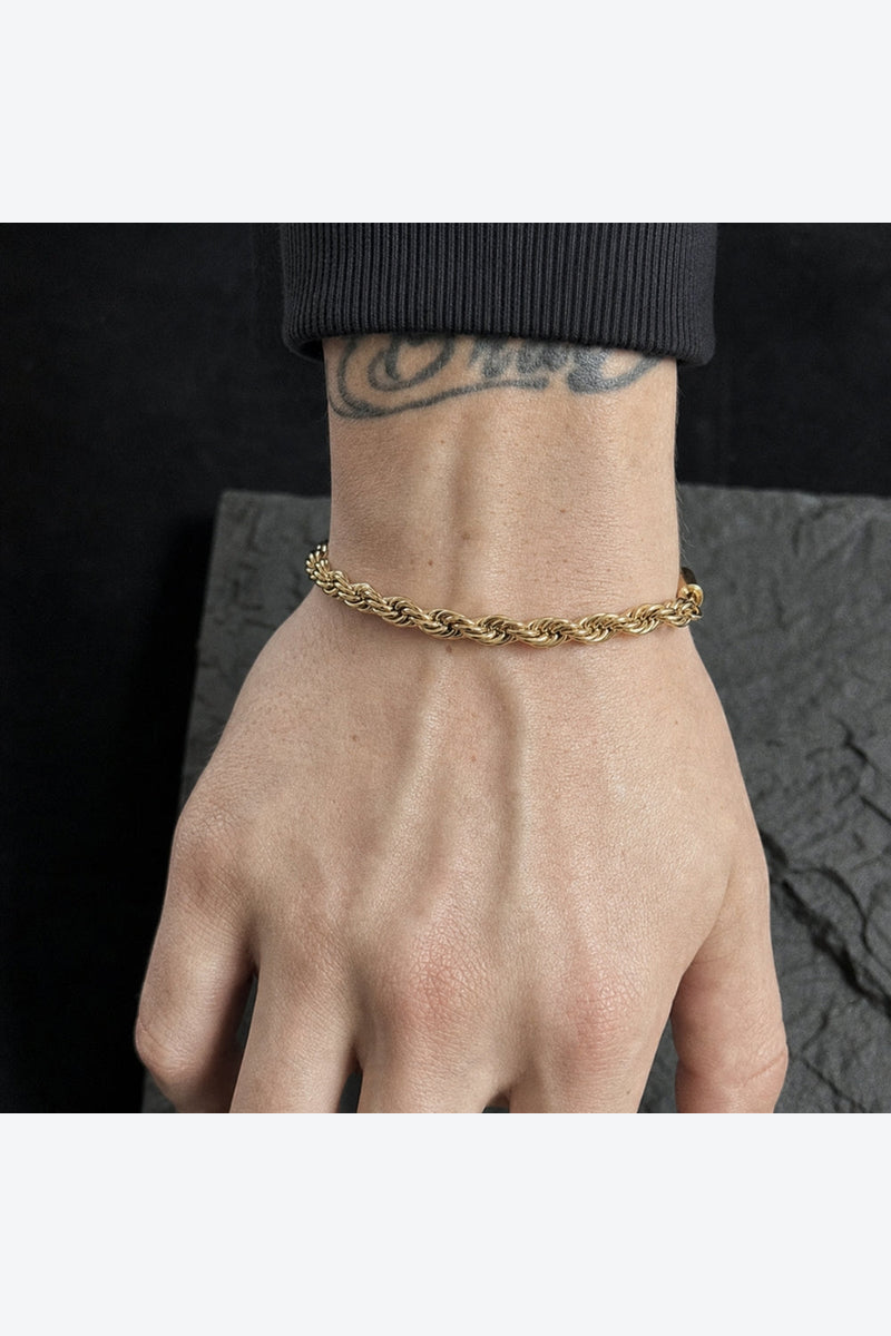3MM Kordel Armband - GOLD