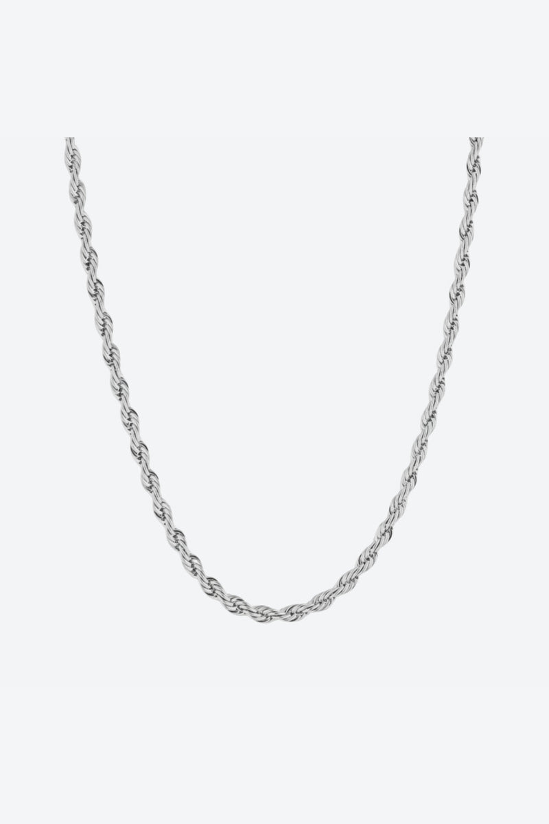3MM Sznur Łańcuszek - SREBRNY