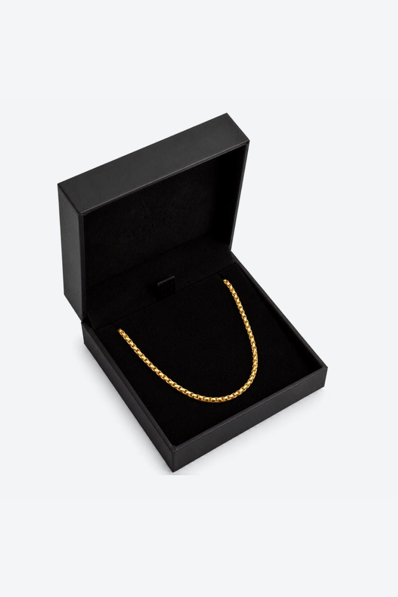 Box Łańcuszek (2.5mm) - ZŁOTY