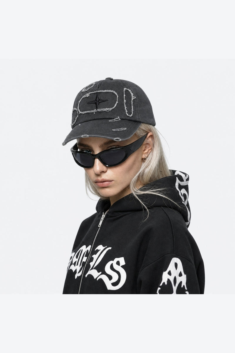 ASTRA CAP - SCHWARZ / WEISS