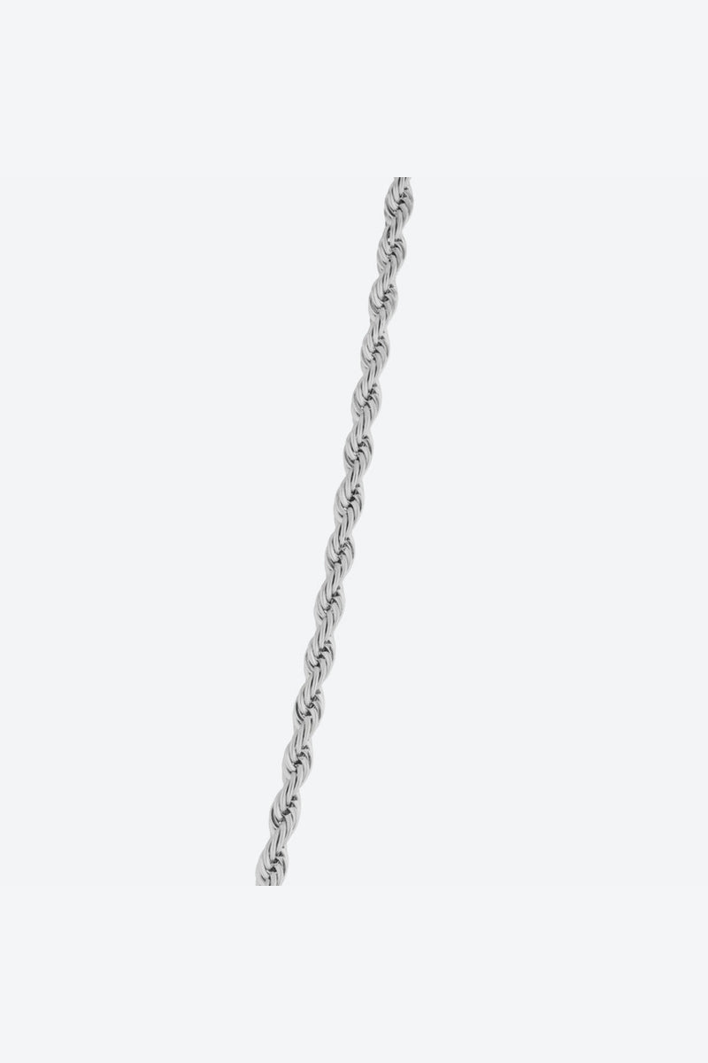 3MM Sznur Łańcuszek - SREBRNY