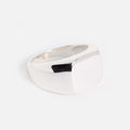 Abgerundeter Siegelring | Light Silver